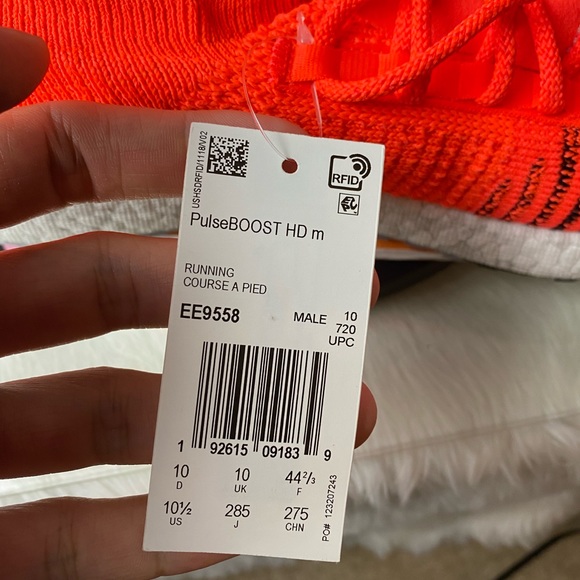 🆕 Adidas PulseBOOST HD - Solar Red - Mens Sizes - Picture 9 of 11